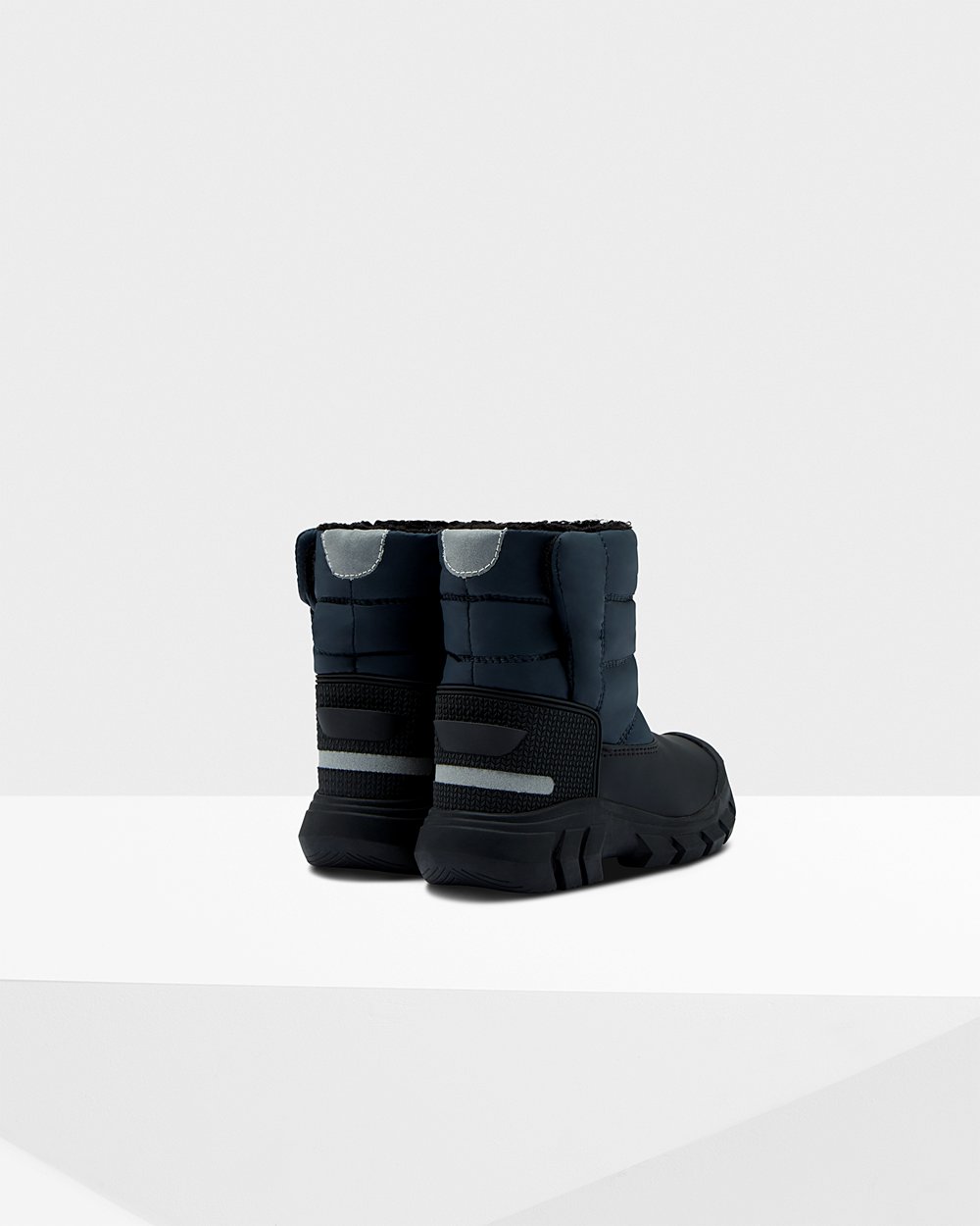 Botas De Neve Hunter Criança Azul Marinho/Pretas - Original Little Insulated - 40JOQBLYN